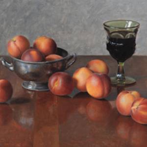 Red Wine and Peaches by Jackson Wrede