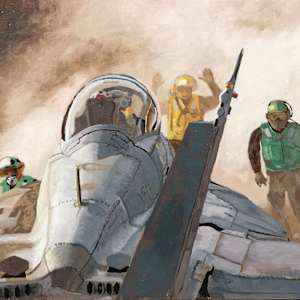 (Navy Series) "Cat Shot" by Krissy Culler