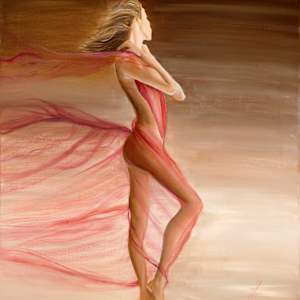 Lady in Red by Joan Affenit