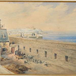 Vue des remparts de Saint-Malo by H. Malibran, Image 1.