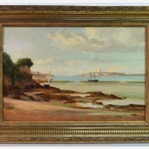 Saint-Malo vue de Dinard by Henri Arondel