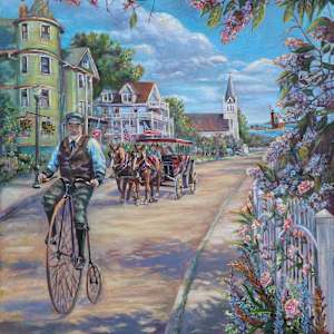 Captain's Day Off on Mackinac Island by Kristy McNelly, Image 1.