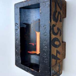 "Slag Pour" by Cory Bonnet by Patterns of Meaning  Image: "Slag Pour" side view