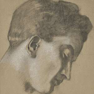 Kopfstudie 3 (Head study 3) by Augusto Giacometti, Image 1.