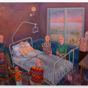 Family around body by Andriu Deplazes, Image 1.