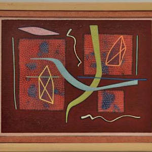 Im Rostrot (In Rusty Red) by Otto Nebel, Image 1.