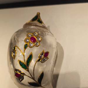 Rock Crystal Mango flask