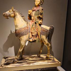 Ivory Figures on Horseback