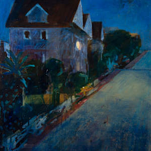 le poete insomniaque, 81 cm x 100 cm by de Miollis