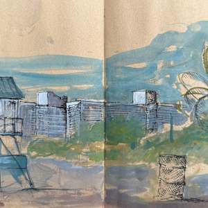 Morning Lifeguard;  Chandon Park Beach 25 by Adrian Molina, Image 1.