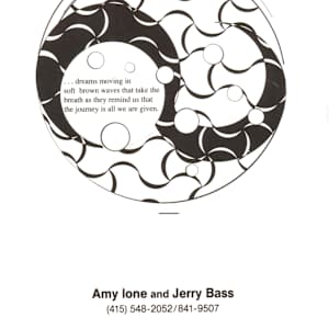 Tjotjok by Amy Ione  Image: Invitation card to 1989 ProArts Open Studio where the original printing of the book was first sold.
