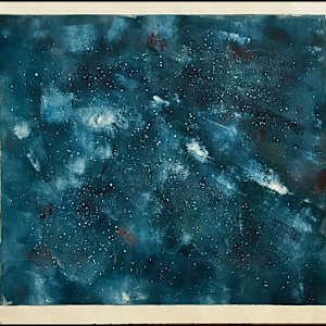 Reflections on Water No. 4 by Amy Ione  Image: Measures 18x16 on 22x28 inch paper.