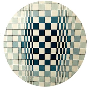 Unfinished Circle Grid by Amy Ione