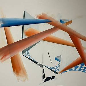 Unfinished: About AI (Amy Ione) 60x36 inches by Amy Ione