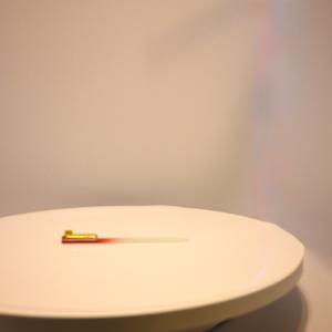 Fused glass ombre fingernail file by Susan Mason, Image 1.