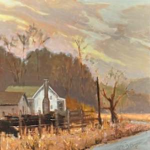 Sunset at Delrose by Monte Perry