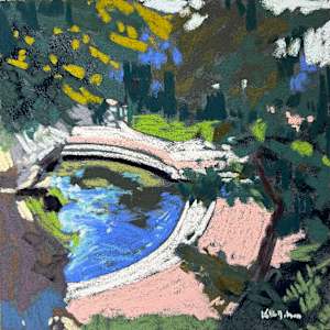 Looking Down on Big Spring Park by Beck McDowell, Image 1.