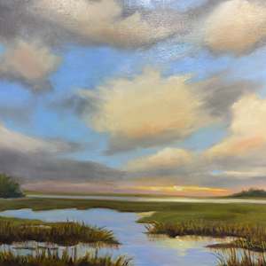 Soft Marsh Light by Flourish Fine Art Gallery & Studio
