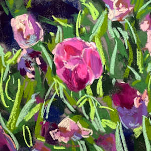 At the Tulip Farm by Flourish Fine Art Gallery & Studio