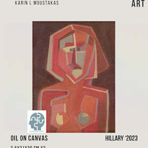 Hillary by Karin Moustakas  Image: Hillary (sister of Jaqueline Du Pré) also a flautist. Based on the biography of Jaqueline Du Pré by Elizabeth Wilson and the film - Hilary and Jackie dated 1998. Best collected as a pair.