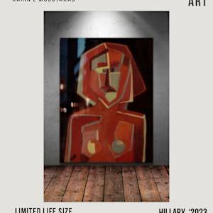 Hillary in Perspex by Karin Moustakas