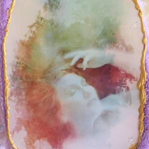 Lavender Trellis by Penelope Ann Treat  Image: Ear Detail