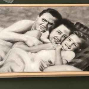Astrid and Parents by Julia Kaulbach 