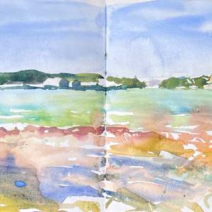 Canada Quebec Scetchbook by Julia Kaulbach 