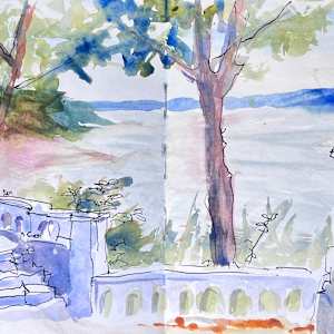 Canada Quebec Scetchbook by Julia Kaulbach 