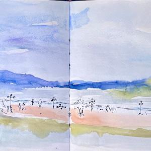 Canada Quebec Scetchbook by Julia Kaulbach 