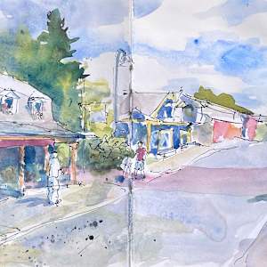Canada Quebec Scetchbook by Julia Kaulbach 