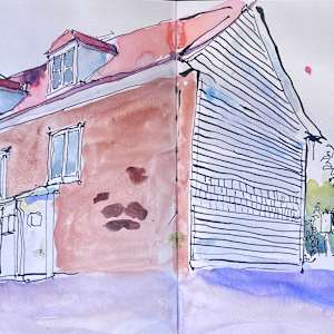 Canada Quebec Scetchbook by Julia Kaulbach 