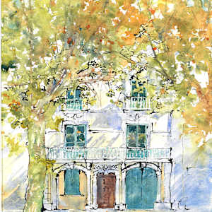 Place Astruc, End of Summer by Julia Kaulbach