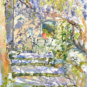 The Glycine at Rue du Tarrail Haute by Julia Kaulbach, Image 1.
