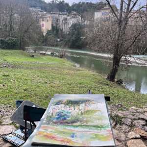 Vue de Sauve by Julia Kaulbach, Image 2.