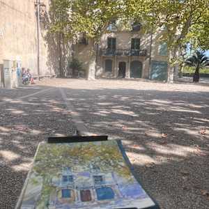 Place Astruc, End of Summer by Julia Kaulbach 