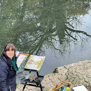 Le VIdourle près de Bagard by Julia Kaulbach, Image 9.