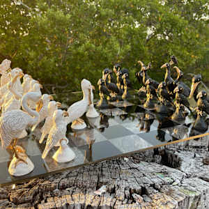 Florida Bird Chess Set by Cindy Stevens, Image 7.