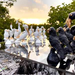 Florida Bird Chess Set by Cindy Stevens, Image 2.