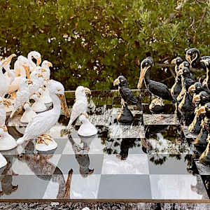 Florida Bird Chess Set by Cindy Stevens, Image 6.