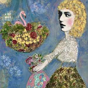 Flamingo Salad by nancy gordon, Image 1.