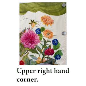 Plein air tea towel by nikki  Image: Upper right hand corner