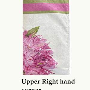 Rhody tea towel by nikki  Image: Upper right hand corner.