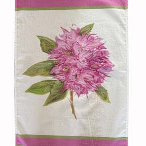 Rhody tea towel by nikki