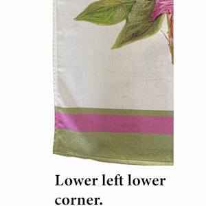 Rhody tea towel by nikki  Image: Lower left hand corner.