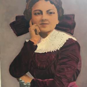 Polish Girl with Velvet and Lace by Sandy Katz