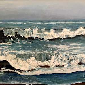 Stormy Seas by Sandy Katz