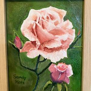 First Rose of Summer by Sandy Katz