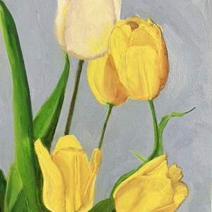 Swaying Tulips by Sandy Katz