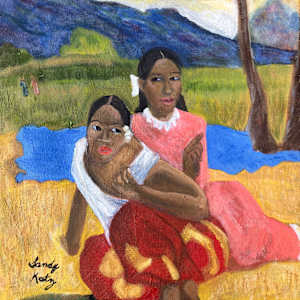 Study of Gauguin by Sandy Katz